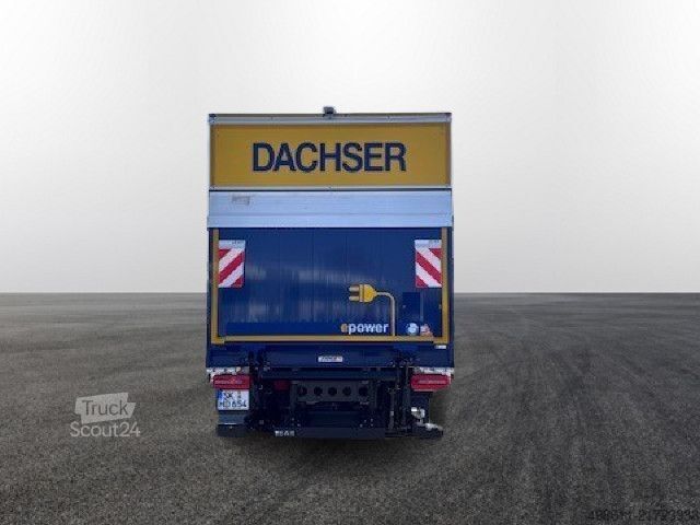 LKW mit Kofferaufbau DAF XB190 FA Electric, 18t Plywood Koffer, LBW,