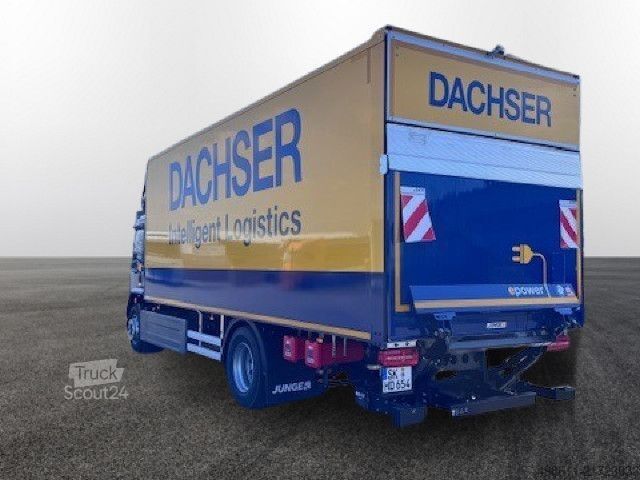 LKW mit Kofferaufbau DAF XB190 FA Electric, 18t Plywood Koffer, LBW,