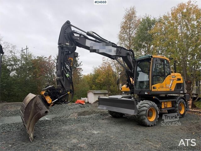 Колісний екскаватор Volvo EW140D Wheeled Excavator with Rototilt, GPS and Gr
