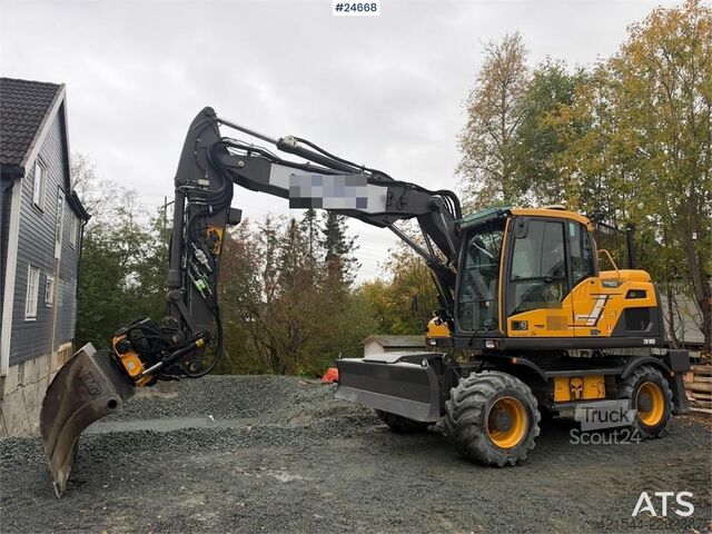 Колісний екскаватор Volvo EW140D Wheeled Excavator with Rototilt, GPS and Gr