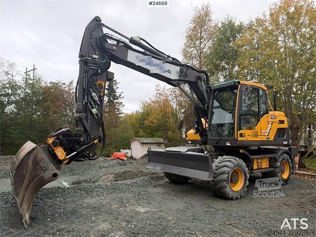 Колісний екскаватор Volvo EW140D Wheeled Excavator with Rototilt, GPS and Gr