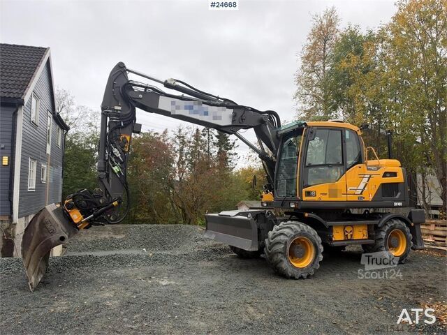 Колісний екскаватор Volvo EW140D Wheeled Excavator with Rototilt, GPS and Gr