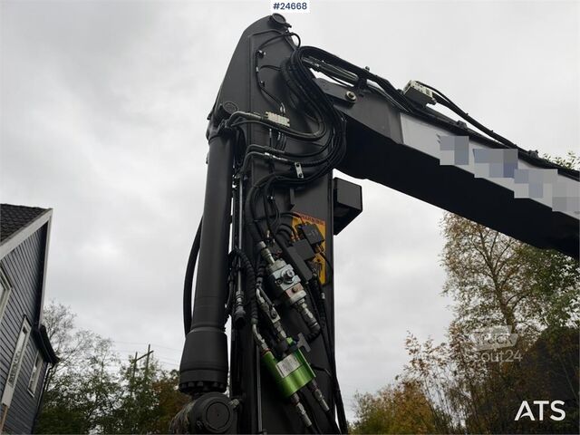 Gravemaskin på hjul Volvo EW140D Wheeled Excavator with Rototilt, GPS and Gr