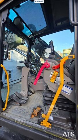 Volvo EW140D hjulgraver med Rototilt, GPS og gripeklo Volvo EW140D Wheeled Excavator with Rototilt, GPS and Gr