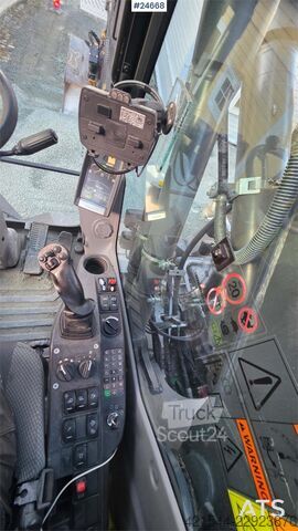 Volvo EW140D hjulgraver med Rototilt, GPS og gripeklo Volvo EW140D Wheeled Excavator with Rototilt, GPS and Gr