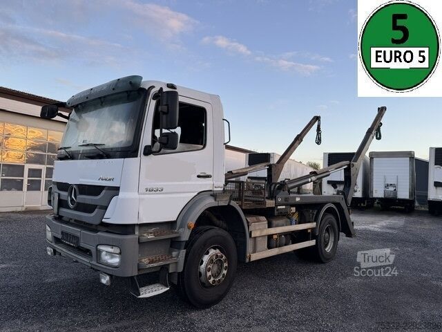 Camión volquete Mercedes-Benz Axor 1833 Tele Absetzer VDL Schalter AHK