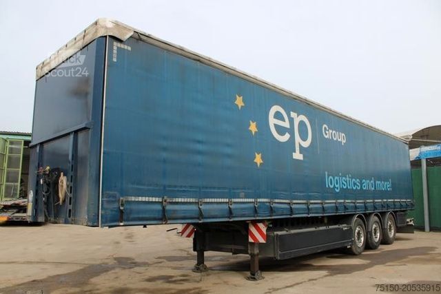 Open semitrailer with tarp BERGER SAPL 24 LTCN Tautliner COIL - SAF Achse Nr.: 217