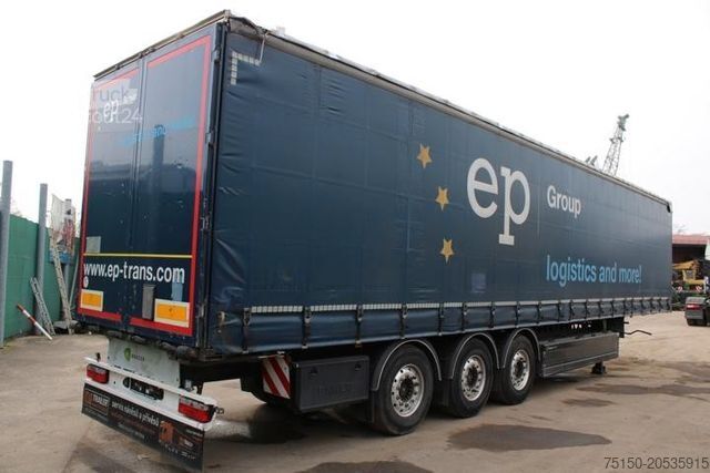 Open semitrailer with tarp BERGER SAPL 24 LTCN Tautliner COIL - SAF Achse Nr.: 217