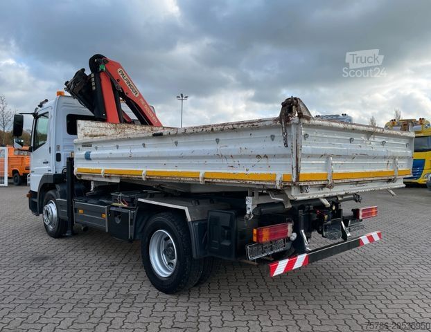 Tresidig tipplastbil MERCEDES-BENZ Atego 1224 K/ PK 9002/ 5+6 Kreis/ Funk-Fb/ AC