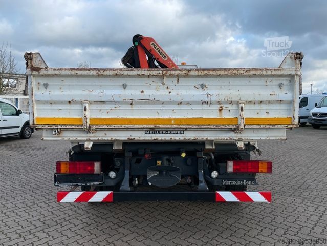 Tresidig tipplastbil MERCEDES-BENZ Atego 1224 K/ PK 9002/ 5+6 Kreis/ Funk-Fb/ AC