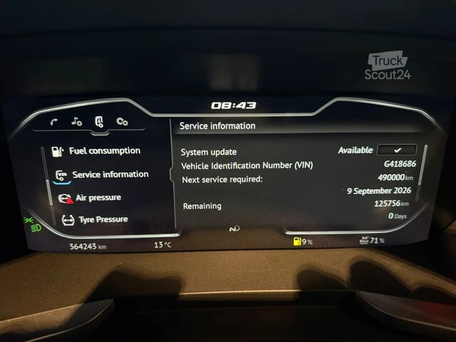 Standard-SZM DAF XFn 480 NGS 2x tank 364.243KM LED Smarttacho 2
