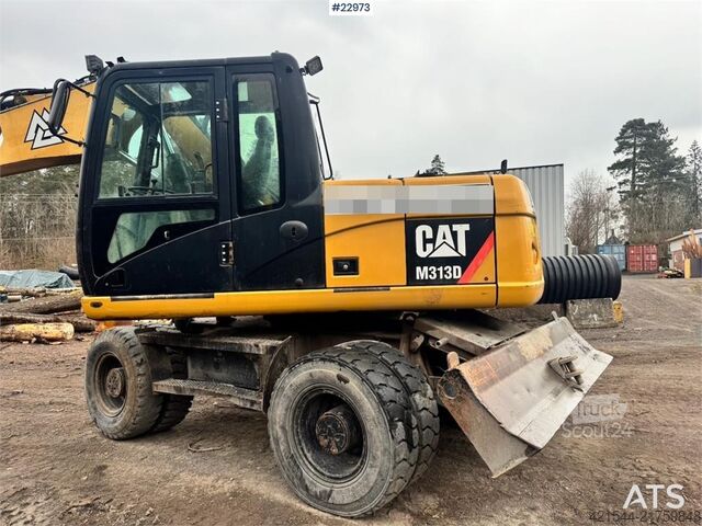 Τροχοφόρος εκσκαφέας CAT M313 D