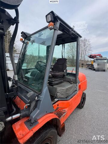Gaffeltruck Toyota 42-7FD45 forklift – 9355 hours – 5.5 meter lifting