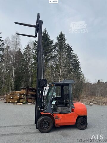 Gaffeltruck Toyota 42-7FD45 forklift – 9355 hours – 5.5 meter lifting