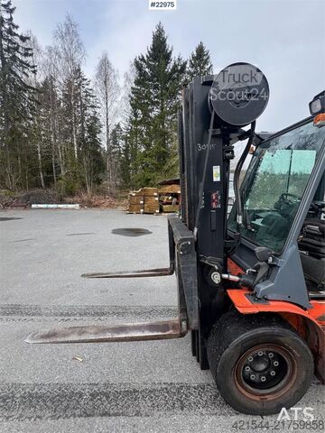 Gaffeltruck Toyota 42-7FD45 forklift – 9355 hours – 5.5 meter lifting