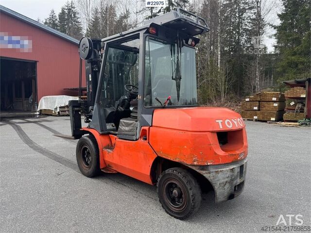 Gaffeltruck Toyota 42-7FD45 forklift – 9355 hours – 5.5 meter lifting