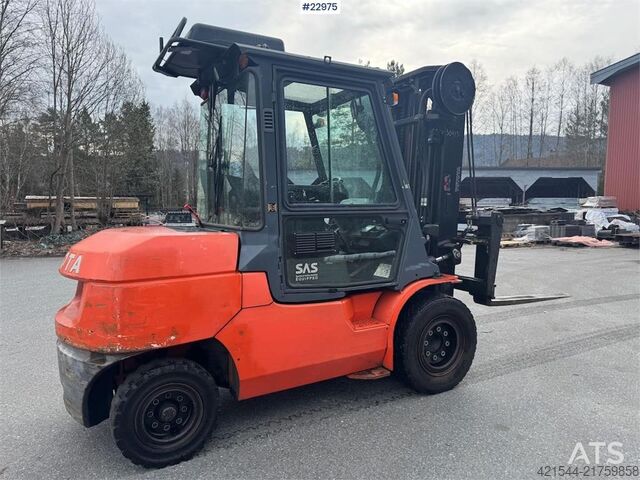 Gaffeltruck Toyota 42-7FD45 forklift – 9355 hours – 5.5 meter lifting