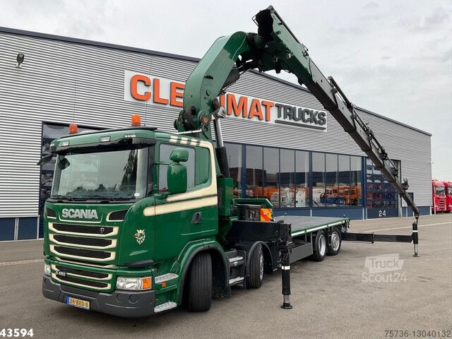 Used and new Crane trucks SCANIA P 250 Euro 6, loader crane