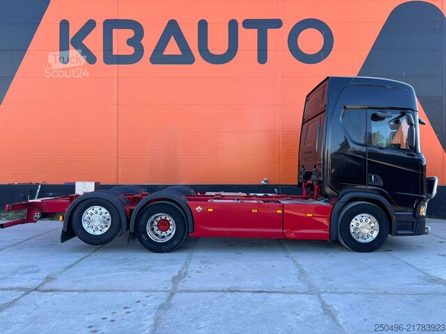Кабина шасси Scania R 730 6x2*4 9 TON FRONT AXLE / HYDRAULICS / RET...
