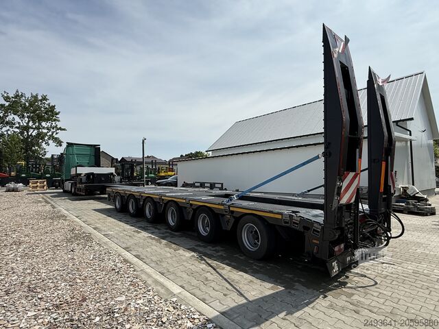 Lavlaster for transport av anleggsmaskiner FAYMONVILLE FAYMONVILLE STZ-6WAU – 6 AXLES – 92.2GVW