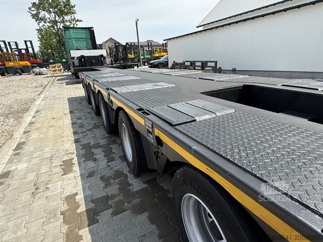 Inşaat makinelerini taşımak için alçak yataklı yarı römork FAYMONVILLE FAYMONVILLE STZ-6WAU – 6 AXLES – 92.2GVW