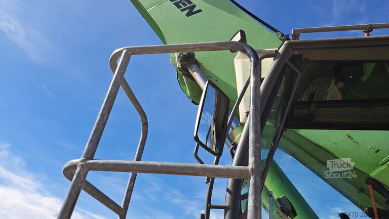 Pelle de manutention Sennebogen 850R with hydraulic rotating grapple