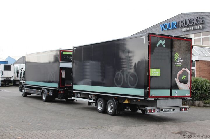 Camion caisson Mercedes-Benz Atego 1530 Koffer DS Schlafkab Durchladen 99Tkm!