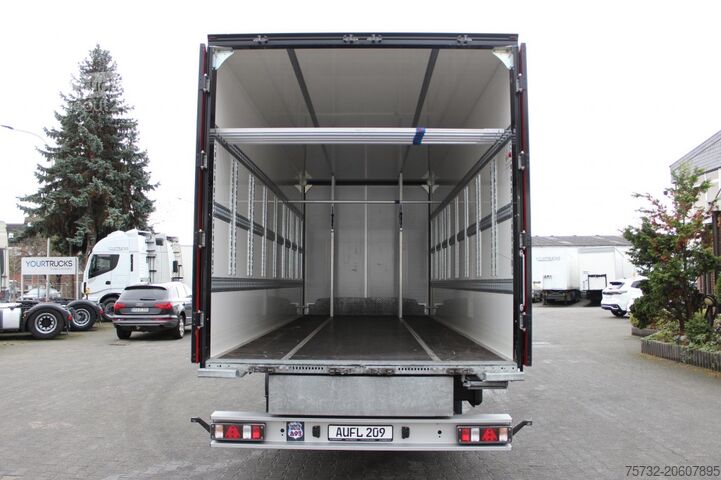 Camion caisson Mercedes-Benz Atego 1530 Koffer DS Schlafkab Durchladen 99Tkm!