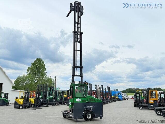 4-way forklift truck Combilift C4000 / GAS / 9300MM / FREE-LIFT / CABIN