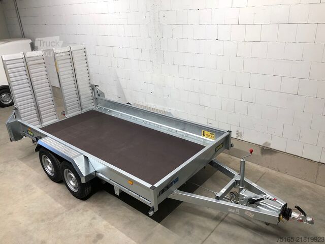 Transportadores de maquinaria y remolques para excavadoras UNSINN UB 3618-35-14 Doppelrampe Maschinentransporter