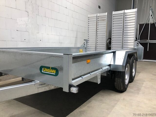 Transportadores de maquinaria y remolques para excavadoras UNSINN UB 3618-35-14 Doppelrampe Maschinentransporter