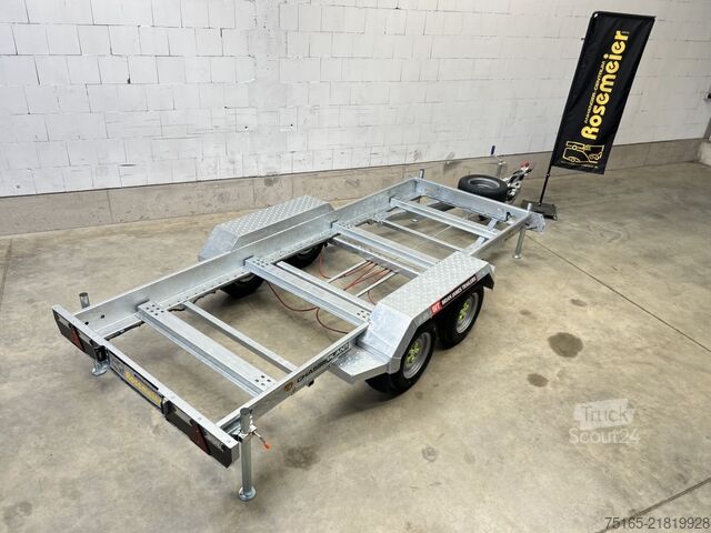 Transportadores de maquinaria y remolques para excavadoras Brian James Chassis Plant Generator Maschinentransporter