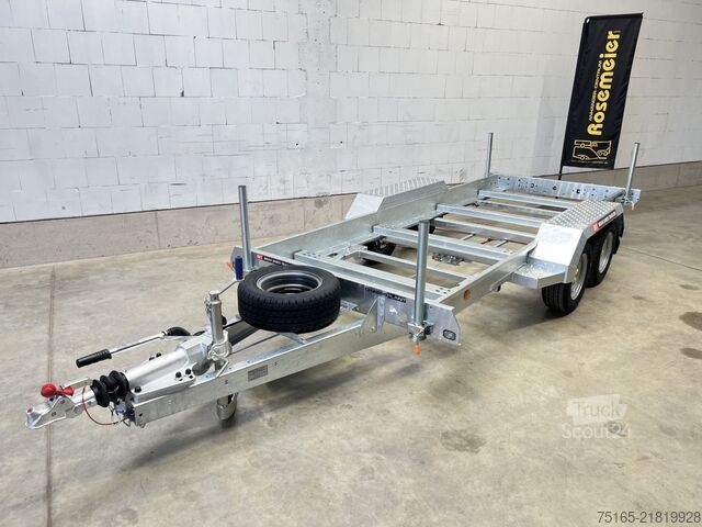 Transportadores de maquinaria y remolques para excavadoras Brian James Chassis Plant Generator Maschinentransporter