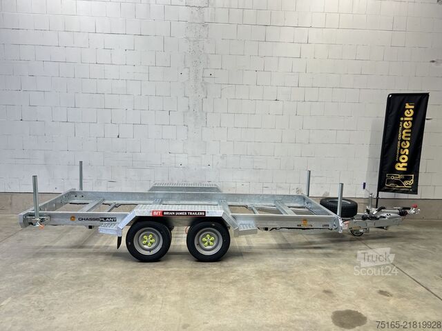 Transportadores de maquinaria y remolques para excavadoras Brian James Chassis Plant Generator Maschinentransporter