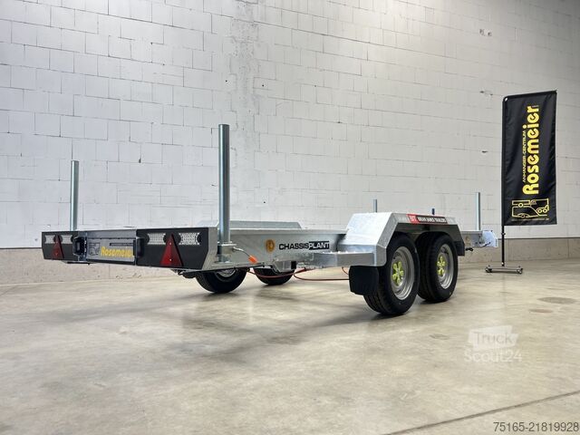 Transportadores de maquinaria y remolques para excavadoras Brian James Chassis Plant Generator Maschinentransporter