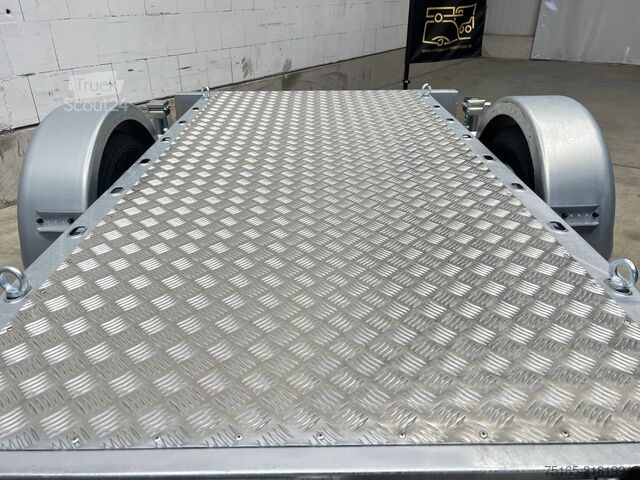 Platform römorku ve evrensel taşıyıcı Vezeko Generator 1-Achser Maschinentransporter