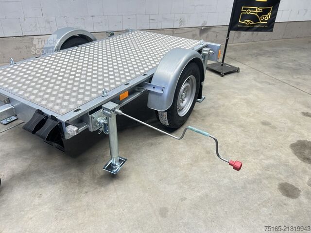 Platform römorku ve evrensel taşıyıcı Vezeko Generator 1-Achser Maschinentransporter