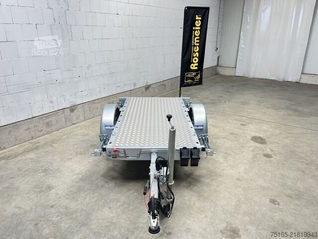 Platform römorku ve evrensel taşıyıcı Vezeko Generator 1-Achser Maschinentransporter