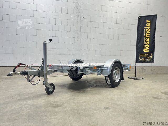 Platform römorku ve evrensel taşıyıcı Vezeko Generator 1-Achser Maschinentransporter