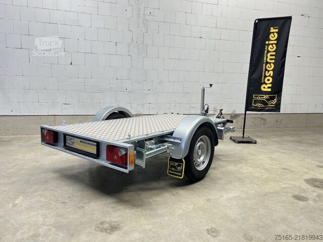Platform römorku ve evrensel taşıyıcı Vezeko Generator 1-Achser Maschinentransporter