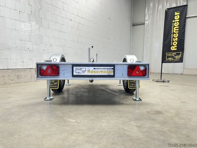 Platform römorku ve evrensel taşıyıcı Vezeko Generator 1-Achser Maschinentransporter