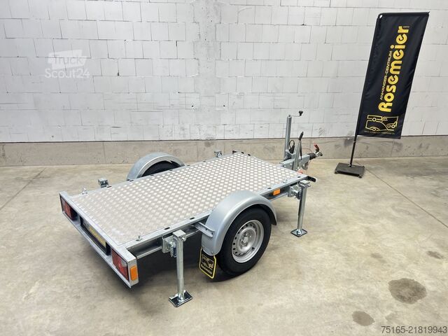 Platform römorku ve evrensel taşıyıcı Vezeko Generator 1-Achser Maschinentransporter