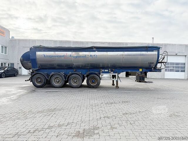 Ribaltabile Kel-Berg Asphalt tipper trailer / Asphalt-Kippanhänger /