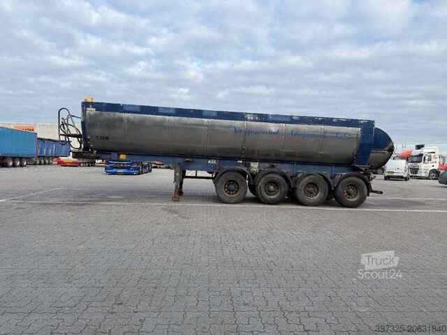 Ribaltabile Kel-Berg Asphalt tipper trailer / Asphalt-Kippanhänger /