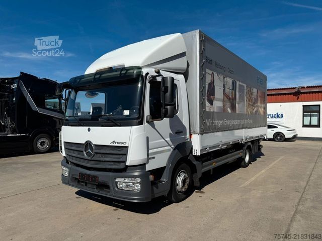 Nákladné auto s plochou korbou a plachtou MERCEDES-BENZ ATEGO 818 *  *STANDHEIZUNG*LBW * AUTOMATIK*
