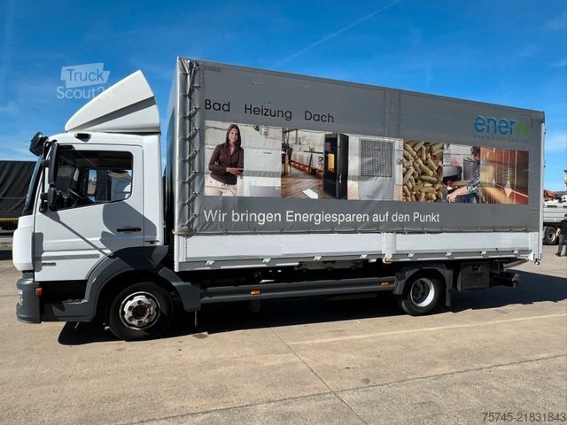 Nákladné auto s plochou korbou a plachtou MERCEDES-BENZ ATEGO 818 *  *STANDHEIZUNG*LBW * AUTOMATIK*