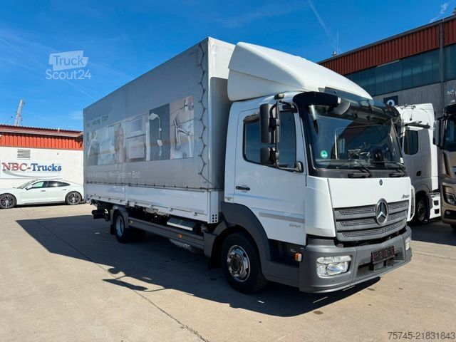 Nákladné auto s plochou korbou a plachtou MERCEDES-BENZ ATEGO 818 *  *STANDHEIZUNG*LBW * AUTOMATIK*