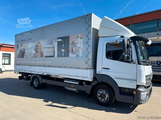 Nákladné auto s plochou korbou a plachtou MERCEDES-BENZ ATEGO 818 *  *STANDHEIZUNG*LBW * AUTOMATIK*