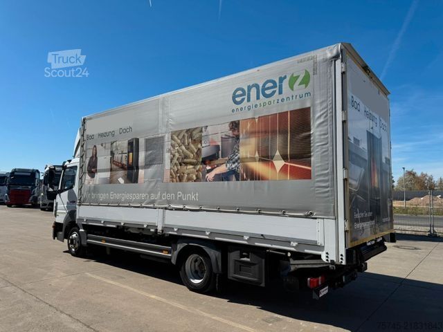 Nákladné auto s plochou korbou a plachtou MERCEDES-BENZ ATEGO 818 *  *STANDHEIZUNG*LBW * AUTOMATIK*