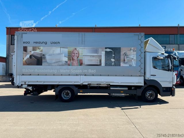 Nákladné auto s plochou korbou a plachtou MERCEDES-BENZ ATEGO 818 *  *STANDHEIZUNG*LBW * AUTOMATIK*